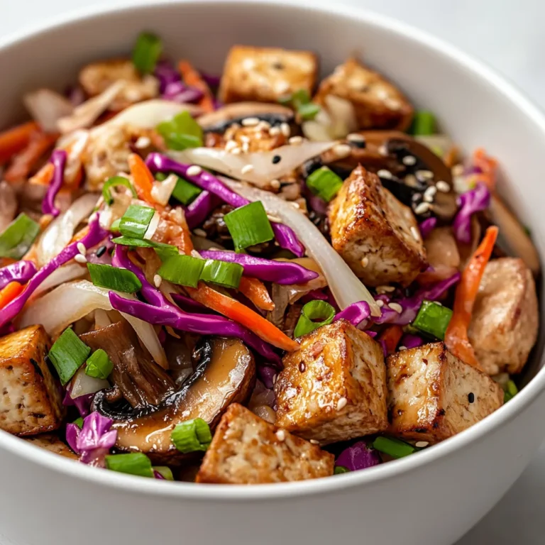 Exploring the vibrant and versatile world of vegan cuisine opens up a plethora of delicious options. One such delightful dish is Vegan Egg Roll In A Bowl, which encapsulates the essence of traditional egg rolls but in a wholesome, plant-based form. This recipe is not just quick and easy to prepare but also packed with flavors and textures that will satisfy anyone, whether they follow a vegan diet or not. It takes the familiar taste profile of classic egg rolls and transforms it into a nutritious bowl, combining a blend of fresh vegetables, protein-rich tofu, and aromatic seasonings.