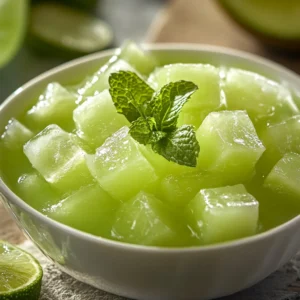 The Honeydew Mint Cooler is a delightful beverage that captures the essence of summer in every sip. With its refreshing combination of sweet honeydew melon and fragrant mint leaves, this drink offers a vibrant burst of flavor that is perfect for hot days. The addition of lime juice not only balances the sweetness but also elevates the drink's overall profile, making it a go-to option for gatherings or relaxing afternoons by the pool.