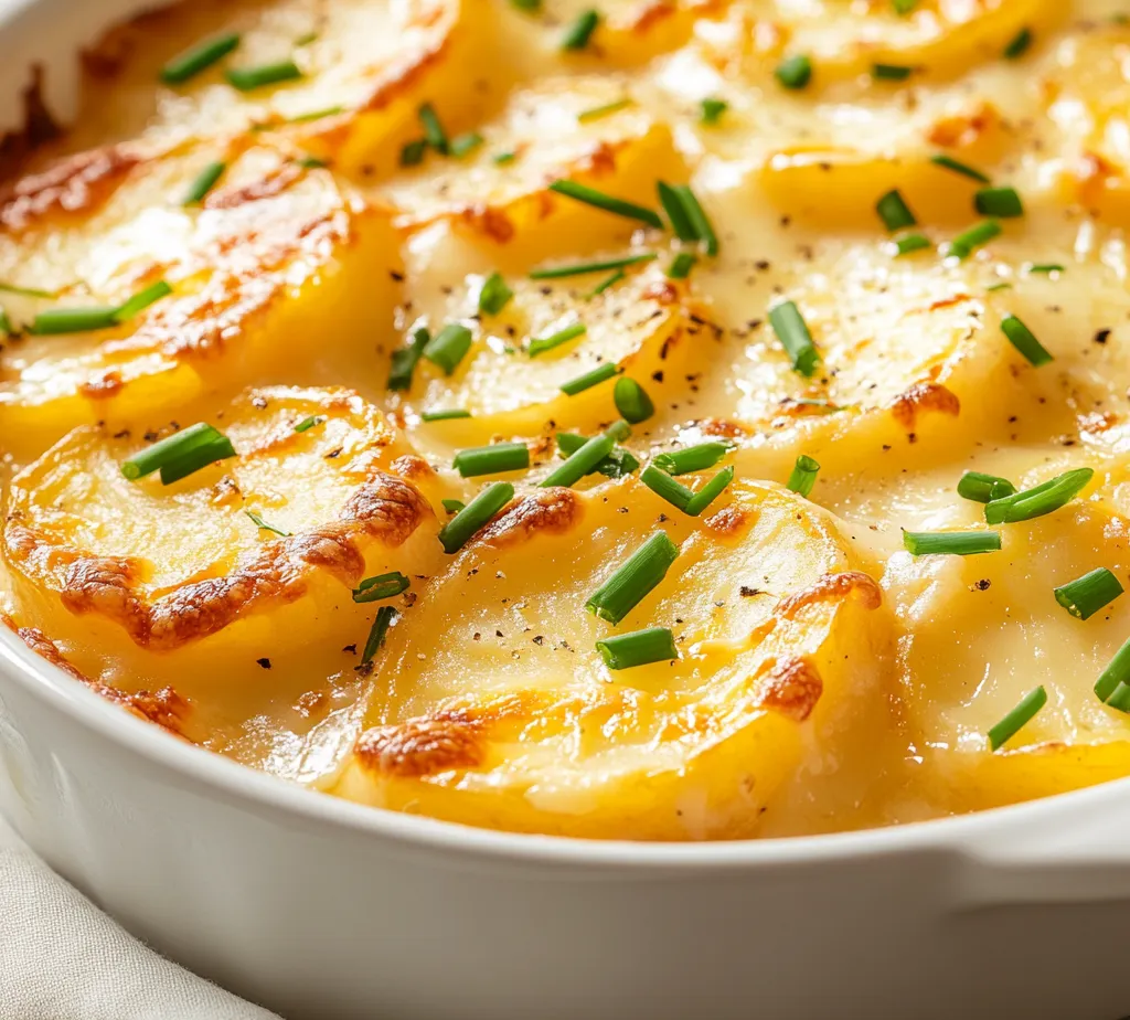 Creamy scalloped potatoes are a quintessential comfort food that never fails to impress. This rich and decadent dish is perfect for family gatherings, holiday meals, or just a cozy dinner at home. With its velvety cheese sauce, adorned with layers of tender potatoes, every bite embodies warmth and satisfaction. This scalloped potato recipe stands out not just for its taste but for its ability to bring people together around the dining table, making it a beloved staple in many households.
