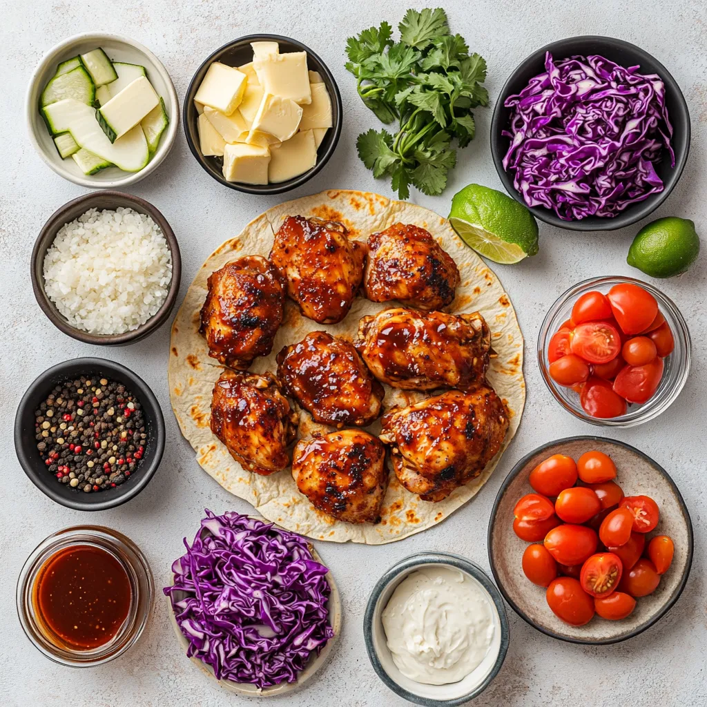 Garlic Butter Honey BBQ Chicken Tacos are not just a meal; they are a celebration of flavors that delight the palate with each bite. These tacos bring together tender, juicy chicken thighs coated in a luscious garlic butter sauce paired with sweet and savory BBQ sauce. With the combination of spices and fresh toppings, these tacos cater to both comfort food lovers and those seeking a quick, satisfying dish.