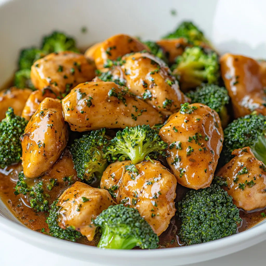 The enticing aroma of Garlic Butter Chicken with Broccoli Delight promises a culinary experience that will delight your taste buds and elevate your dining routine. This dish marries succulent chicken pieces with vibrant, fresh broccoli, all enveloped in a rich garlic butter sauce. Each bite is a balance of savory, buttery goodness complemented by the freshness of lemon and parsley. It’s perfect for a weeknight dinner or a special gathering, as this recipe is not only nourishing but also visually appealing.