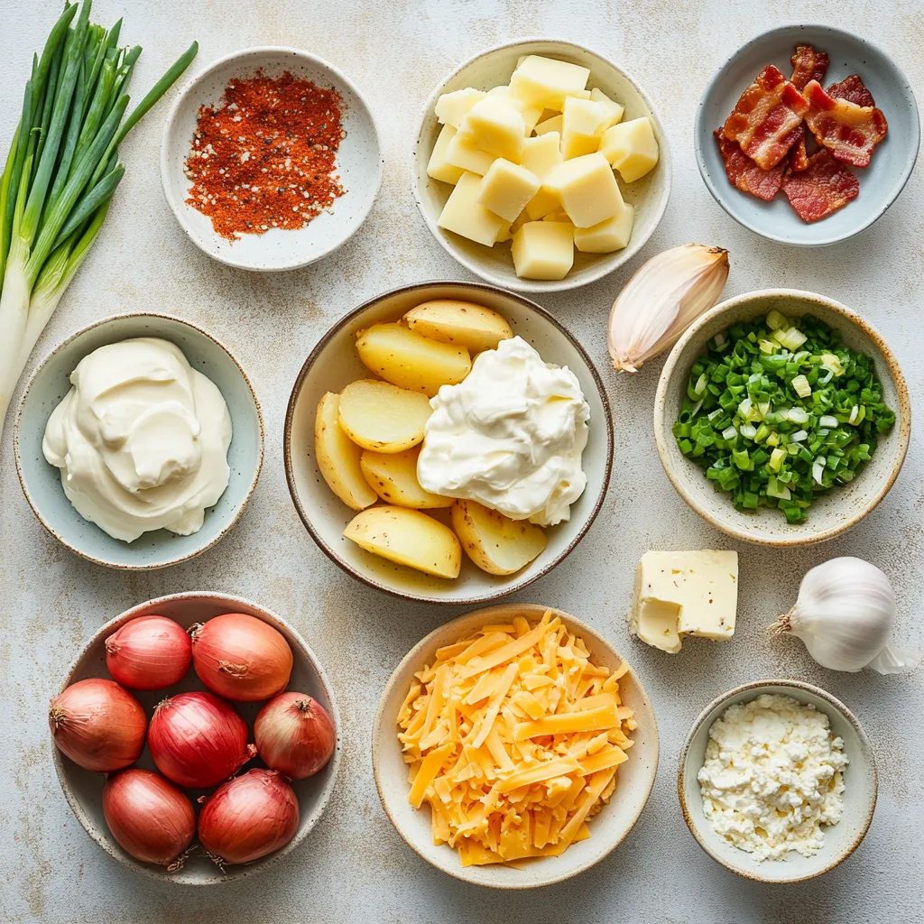 Crock Pot Loaded Potato Soup is a comforting and hearty dish that perfectly encapsulates the essence of home cooking. Ideal for chilly evenings or cozy gatherings, this soup combines the rustic flavors of potatoes, creamy cheeses, and crispy bacon into a delicious, filling meal. The slow-cooked process not only enhances the flavors but also allows for an effortless preparation that lets you go about your day while the soup cooks to perfection.