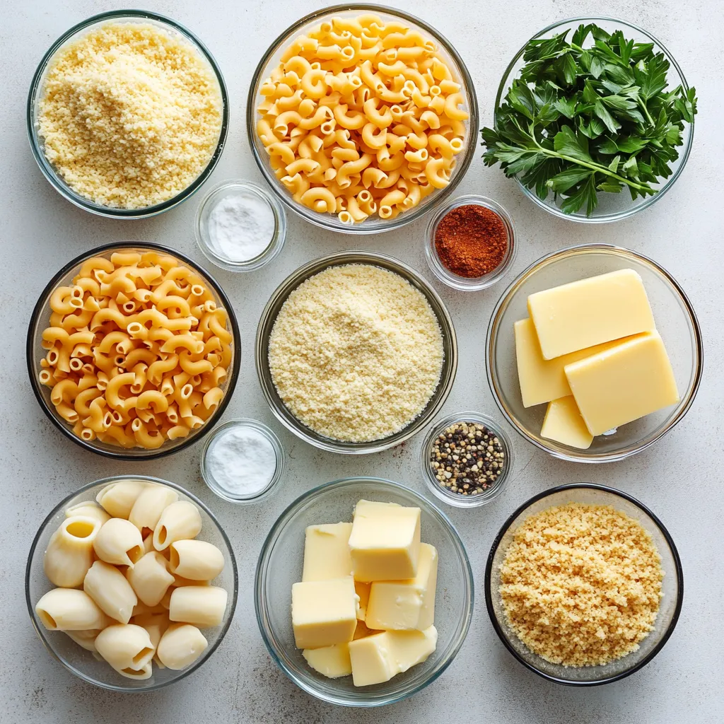 Baked mac and cheese is a beloved classic that has graced dinner tables and comfort food cravings for generations. Its creamy texture, combined with the heartiness of pasta, makes it the ultimate comfort food. This particular recipe elevates the standard mac and cheese experience, offering a rich, decadent dish that is sure to delight anyone who takes a spoonful. With an indulgent blend of sharp cheddar and Gruyère cheeses, the flavor profile is both robust and comforting, embodying everything we love about this dish.