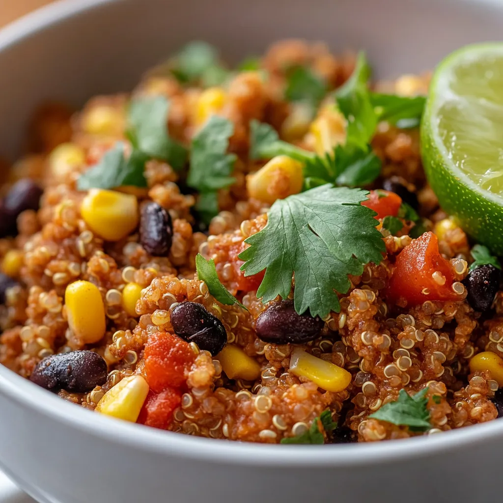 Exploring the fusion of flavors in the kitchen is always an exciting adventure, and this Spicy Turkey Quinoa Skillet Delight brings a perfect balance of spice and nutrition to your dining table. This easy one-pan recipe combines lean ground turkey, protein-packed quinoa, and a medley of vibrant vegetables, making it a wholesome meal. The robust flavors provided by the spices and fresh ingredients create a dish that is not only delicious but also visually appealing.