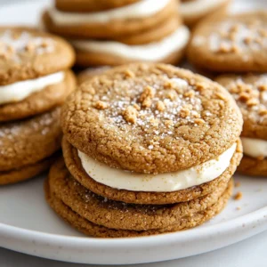 Gingerbread Cheesecake Bliss Cookies are a delightful treat that combines the rich, spicy flavors of gingerbread with a creamy, velvety cheesecake filling. As the holiday season approaches, these cookies emerge as a beacon of festive cheer. They not only provide a beautiful aroma wafting through your kitchen but also a unique taste experience that delights both adults and children alike. Their buttery texture, complemented by the sweet, tangy cheesecake filling, makes them a standout dessert at any holiday gathering.