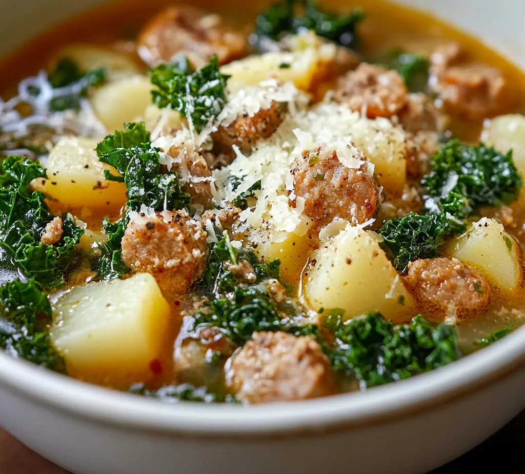 Understanding the comfort of Italian cuisine often leads us to hearty, filling dishes that evoke feelings of warmth and nostalgia. One standout comfort food from this culinary tradition is Italian Sausage and Potato Soup. This delightful soup pairs the robust flavors of Italian sausage with tender potatoes and vibrant greens, making it not only delicious but also aesthetically pleasing. Italian cuisine is characterized by its emphasis on fresh ingredients, simple preparation methods, and layered flavors, all of which come to life in this cozy bowl of soup.