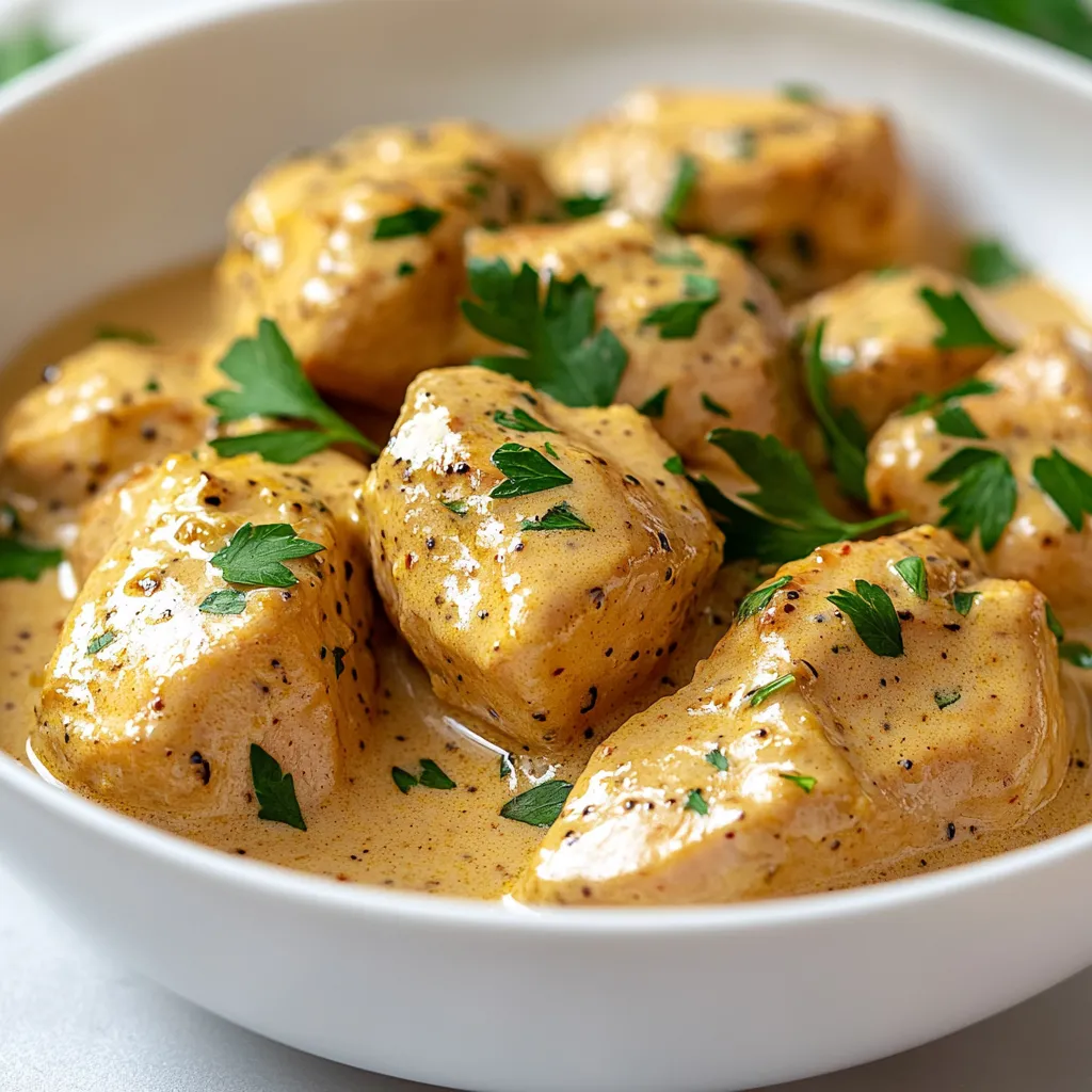 Delve into the heart of American cuisine with the Creamy Dijon Mustard Chicken Delight, a dish that effortlessly combines flavor and comfort in every bite. This recipe showcases tender chicken breasts enveloped in a rich, creamy Dijon mustard sauce, ensuring a satisfying dining experience that can be prepared in just 25 minutes. Perfect for family dinners or weekday meals, this chicken dish promises to awaken your taste buds and elevate your cooking repertoire.