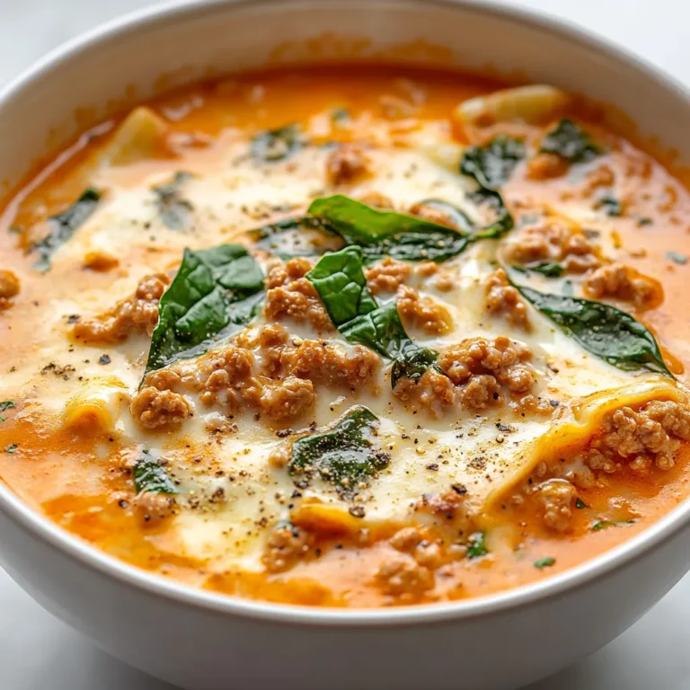 Exploring comfort food can be an exciting culinary journey, and this creamy lasagna soup offers the ideal blend of flavors and textures reminiscent of traditional lasagna, but in a cozy soup form. Designed to be protein-packed and wholesome, it’s perfect for a quick dinner or a meal prep option for busy weekdays. The soup captures the essence of hearty lasagna while providing a lighter, easy-to-serve variation that can warm you up in no time.