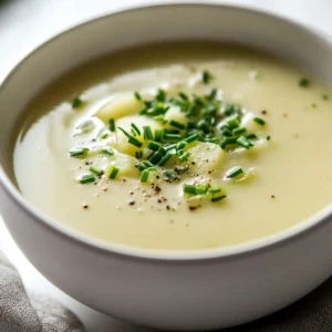 The appeal of a warm, comforting bowl of soup cannot be overstated, especially during chilly weather. Creamy Potato Leek Delight Soup brings together the rich flavors of russet potatoes and leeks, resulting in a creamy, satisfying dish that’s perfect for family dinners or cozy gatherings. The combination of silky leeks and hearty potatoes creates a luscious texture that warms your soul. The addition of cream (or coconut milk for a dairy-free alternative) elevates this dish, making it ideal for both special occasions and everyday meals.