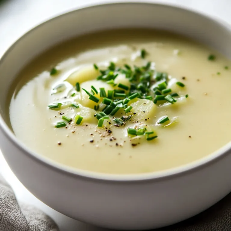 The appeal of a warm, comforting bowl of soup cannot be overstated, especially during chilly weather. Creamy Potato Leek Delight Soup brings together the rich flavors of russet potatoes and leeks, resulting in a creamy, satisfying dish that’s perfect for family dinners or cozy gatherings. The combination of silky leeks and hearty potatoes creates a luscious texture that warms your soul. The addition of cream (or coconut milk for a dairy-free alternative) elevates this dish, making it ideal for both special occasions and everyday meals.