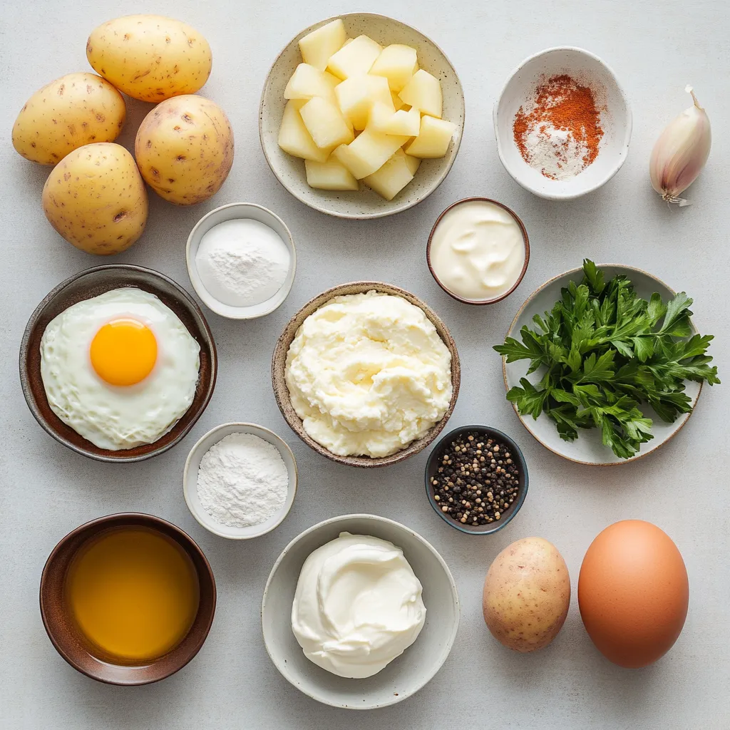 Crispy German potato pancakes, known as Kartoffelpuffer, are a delightful dish that brings comfort and flavor to any meal. These golden, crispy delights are perfect for a cozy family dinner or as a tasty appetizer at gatherings. Characterized by their crunchiness and rich taste, these pancakes are often served warm and can be enjoyed with various toppings. While the traditional recipe is already a household favorite in many cultures, this version adds a few enhancements, making it stand out with its flavorful twist.