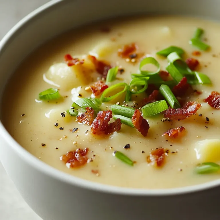 The Hearty Cajun Potato Soup is the perfect dish to warm you up on chilly evenings. Combining the robust flavors of Cajun seasoning with the comforting creaminess of potatoes, this soup is not just filling but also a delightful treat for the senses. Enriched with a medley of familiar ingredients, this recipe provides a wonderful blend of textures and flavors that evoke the essence of the South.