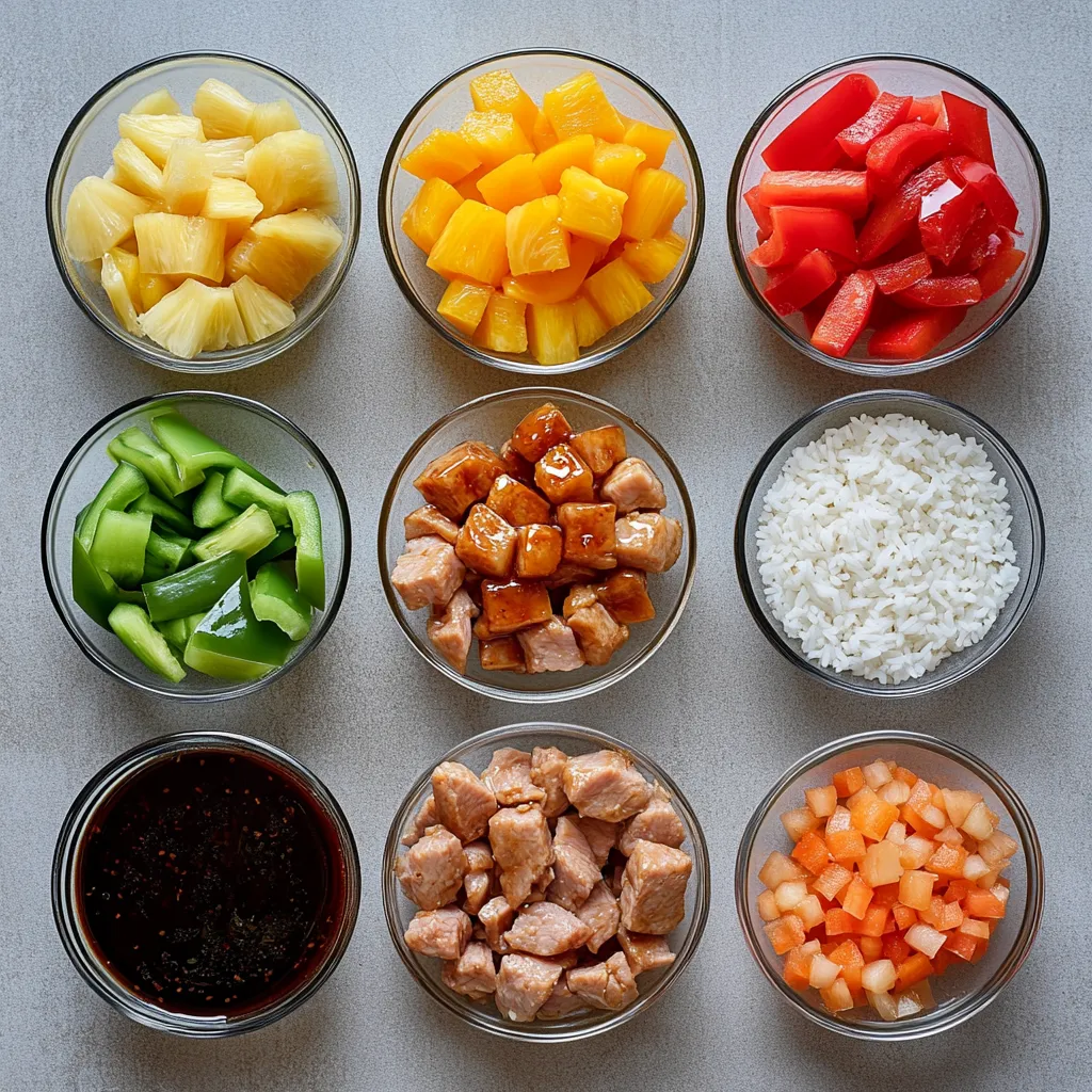 The beloved combination of sweet and savory flavors shines in this vibrant Tangy Pineapple Pork Delight. With juicy pork tenderloin paired with bell peppers and pineapple, this dish promises a delightful culinary experience that enchants the palate. Each bite delivers a burst of tangy sweetness, perfectly complemented by the savory notes of the seasoned pork. This dish is not just a meal; it’s an invitation to gather around the table with family and friends to enjoy a colorful celebration of flavors.