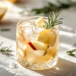 Exploring innovative and refreshing beverages can be a delightful way to enhance gatherings or simply enjoy a moment of relaxation. The Refreshing Apple Rosemary Fizz is a perfect combination of natural sweetness from fresh-pressed apple juice and a fragrant hint of rosemary. This drink elevates any occasion, thanks to its invigorating and soothing flavor profile. The subtle herbal notes of rosemary perfectly complement the apple's sweetness, making this beverage a true standout that captivates the senses.