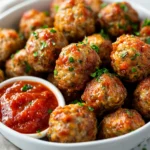 The ultimate appetizer for your next gathering, Savory Italian Meatball Bites present a delicious combination of flavors and textures. With a crispy exterior and a soft, flavorful interior, these meatballs are perfect for dipping and sharing. Whether you're hosting a party or simply craving a taste of Italy, this recipe stands out as a quintessential crowd-pleaser.