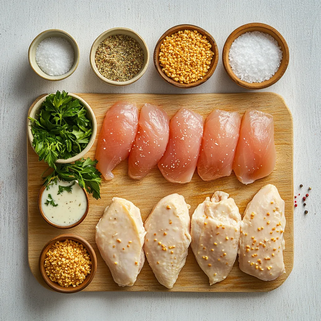 Crispy Ranch Baked Chicken Delight is a satisfying dish that brings together the tender, juicy goodness of chicken breasts with a flavorful and crunchy coating. This recipe is incredibly easy to put together, making it perfect for busy weeknights or leisurely family dinners. The combination of ranch dressing with a delightful cornflake crust elevates the humble chicken breast into a delicious centerpiece that pleases both adults and children alike.