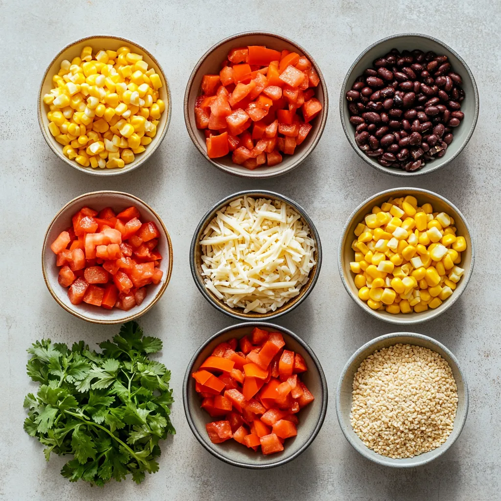 Mediterranean cuisine is celebrated for its vibrant flavors and fresh ingredients, and this recipe for Mediterranean Farro-Stuffed Bell Peppers perfectly encapsulates these qualities. These colorful bell peppers are not only visually appealing but also packed with nutritious ingredients, making them an ideal main course for any occasion. The combination of chewy farro, earthy black beans, and the sweetness of corn and tomatoes creates a delightful experience in every bite.