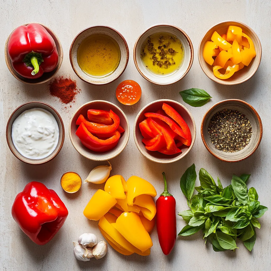 Roasted Pepper and Kefir Herb Spread is a deliciously vibrant dish that brings together the rich, smoky flavor of roasted bell peppers and the tangy creaminess of kefir. This spread is not only appealing to the eyes with its bright colors but also tantalizes the palate with its delightful blend of spices and herbs. Perfect for serving at parties or enjoying as a snack, this spread pairs beautifully with an array of dippers such as crackers, pita bread, or fresh vegetable sticks.