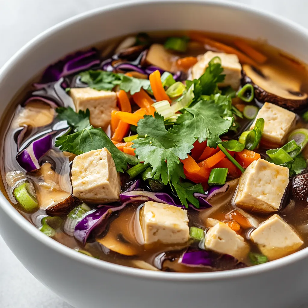 Spicy and Tangy Vegan Soup is a delightful dish that beautifully blends the flavors of Indian and Chinese cuisines. The combination of fresh vegetables, savory broth, and robust spices makes this soup not only delicious but also invigorating. It’s an excellent choice for both a light lunch and a satisfying dinner, providing a warm and comforting experience that is perfect for any season.