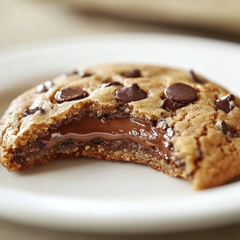 The perfect dessert can transform any gathering into a memorable occasion. Nutella-Stuffed Chocolate Chip Cookies offer a delightful twist on a classic favorite. Imagine biting into a soft, chewy cookie only to discover a warm, gooey center of Nutella. This recipe combines the rich flavors of chocolate and hazelnut, creating a truly indulgent treat. Whether you're celebrating a special event or just looking to satisfy your sweet tooth, these cookies are sure to impress.