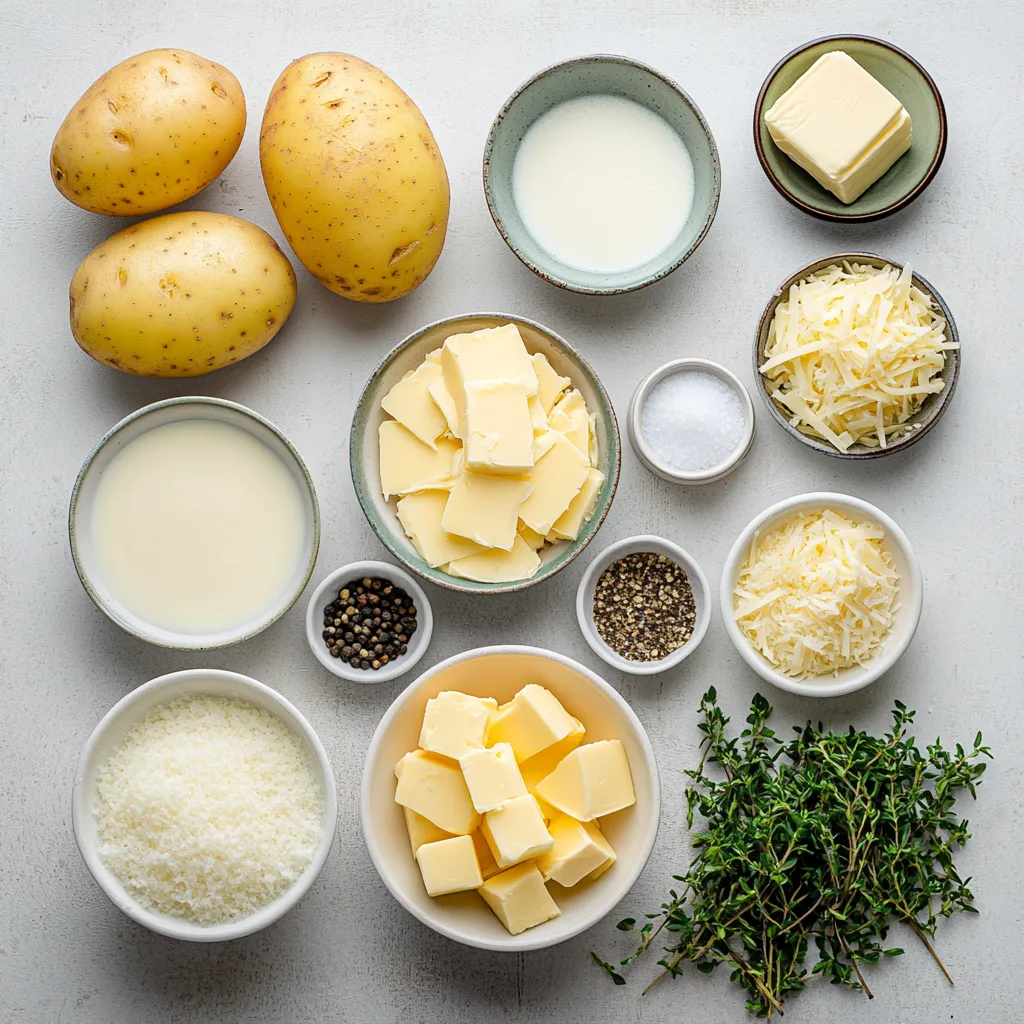 The creamy, indulgent flavors of scalloped potatoes make this dish a timeless classic that appeals to all palates. With layers of thinly sliced russet potatoes bathed in a rich creamy sauce and topped with a blend of sharp cheddar and Parmesan cheeses, these decadent scalloped potatoes are sure to impress family and friends alike. From holiday gatherings to weeknight dinners, this dish brings comfort and flavor to any table. Each bite offers a perfect blend of creaminess and cheesy goodness that is hard to resist.