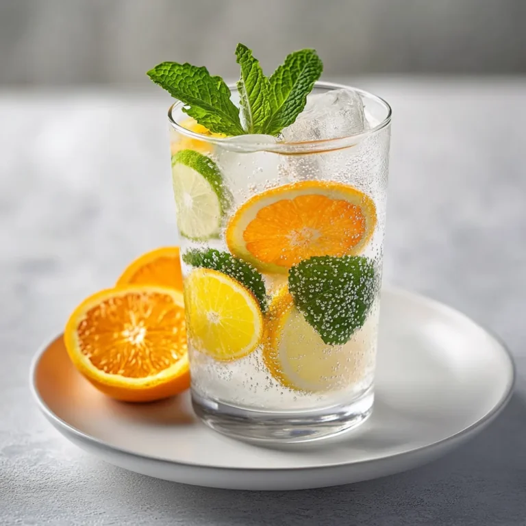 The Garden Citrus Sparkling Refresher is the epitome of a revitalizing beverage that's perfect for warmer days. With its vibrant blend of freshly squeezed citrus juices, this drink offers a refreshing escape from everyday beverages. The combination of oranges, lemons, and limes results in a delightful balance of tartness and sweetness, while the addition of sparkling water introduces effervescence that elevates the entire experience.