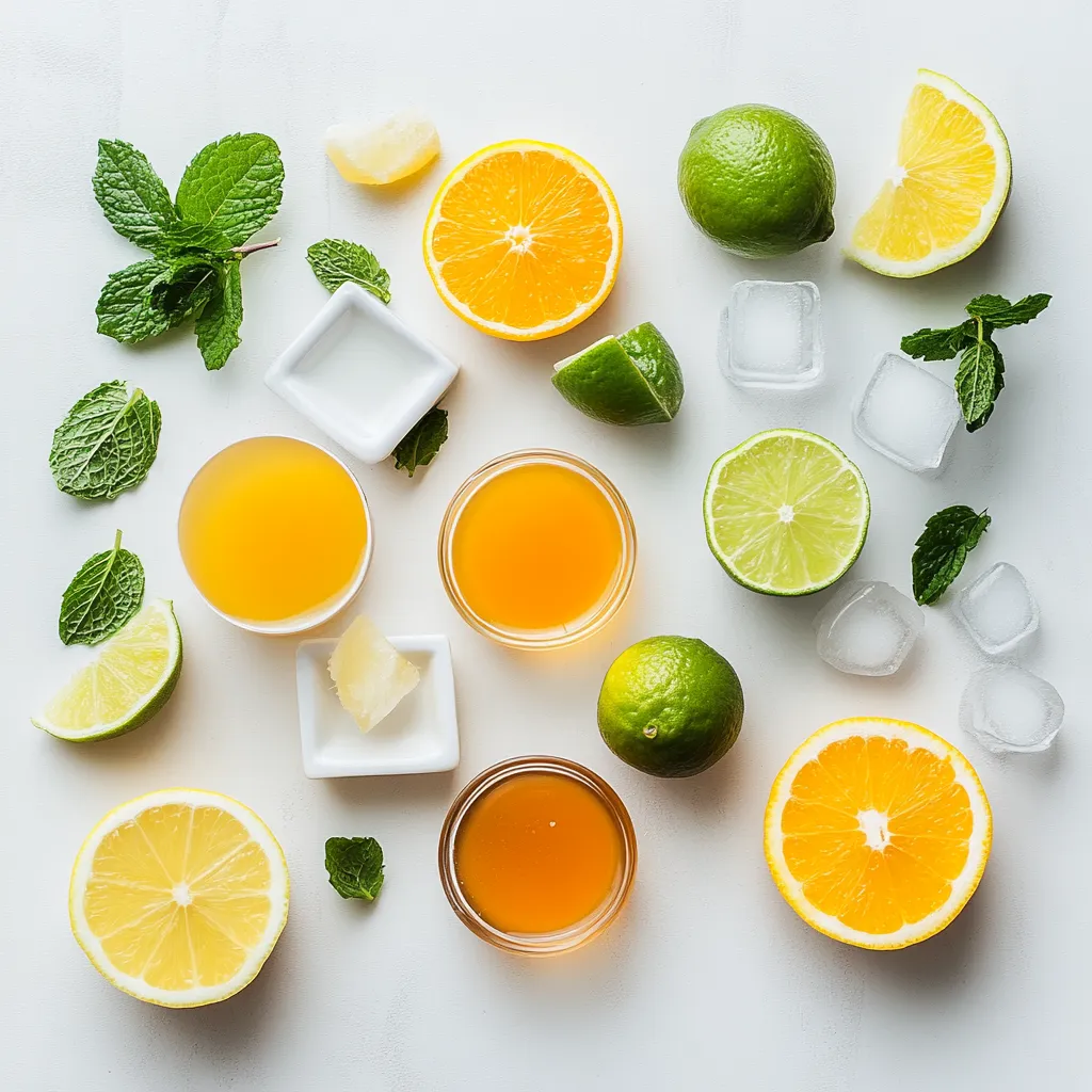 In the world of beverages, few things can rival the invigorating appeal of refreshing drinks, especially during warm weather. The Garden Citrus Meadow Fizz brings to your table a delightful medley of freshly squeezed citrus juices, combined with the effervescence of sparkling water and a touch of sweetness. This drink is not only a joy to consume but also a feast for the eyes, making it a standout choice for various gatherings. Whether you're entertaining guests at a summer barbecue, hosting a picnic, or simply enjoying a sunny afternoon, this vibrant and zesty concoction proves to be the perfect companion.