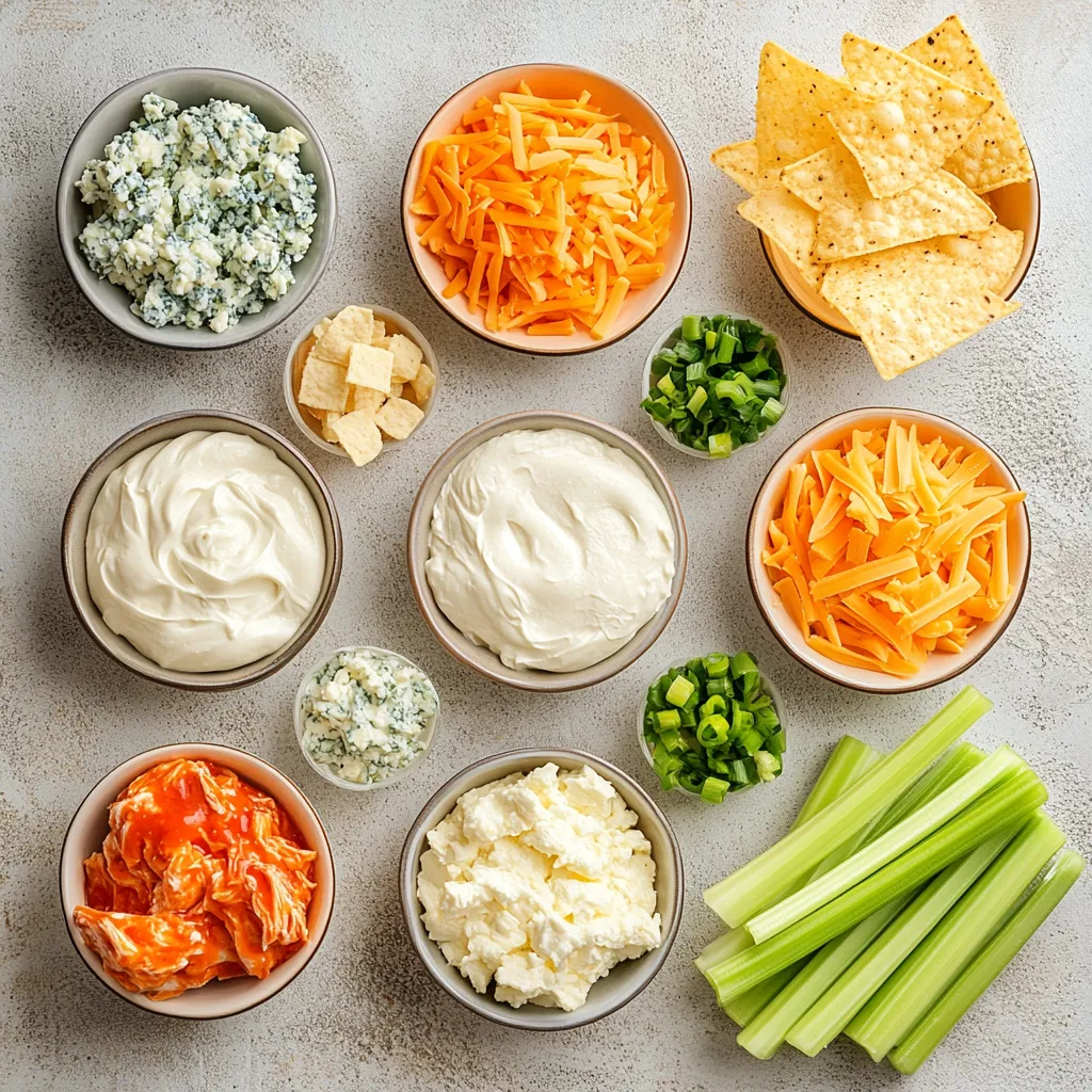 In the world of flavorful dips, Buffalo Chicken Delight Dip stands out as a crowd-pleasing option that's incredibly easy to prepare. This creamy concoction combines shredded chicken, rich cream cheese, and vibrant buffalo wing sauce, making it the perfect appetizer for parties or casual gatherings. With a balance of spices and cheesiness, every bite is a taste sensation that keeps you coming back for more.