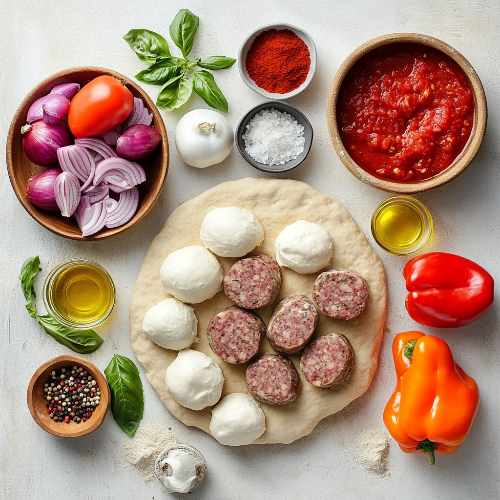 Explore the delicious world of Italian cuisine with a twist by indulging in Wild Boar Pizza Delight. This remarkable recipe takes traditional pizza to the next level with the rich and robust flavors of crumbled wild boar sausage. Imagine sinking your teeth into a hot slice, where the melty mozzarella cheese meets fresh, colorful vegetables, and aromatic basil dances on your palate. Perfect for pizza lovers seeking something distinctive, this creation is certain to impress family and friends alike.