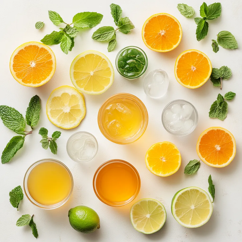 The allure of a refreshing beverage during warmer weather is undeniable. The Garden Citrus Sparkling Refresher is a delightful drink that combines the brightness of freshly squeezed citrus juices with the effervescence of sparkling water. It is perfect for those sweltering summer days when you desire a light yet invigorating drink. The balance of orange, lemon, and lime juices results in a vibrant flavor profile that dances on the palate, making it a fantastic choice for both casual and festive gatherings.