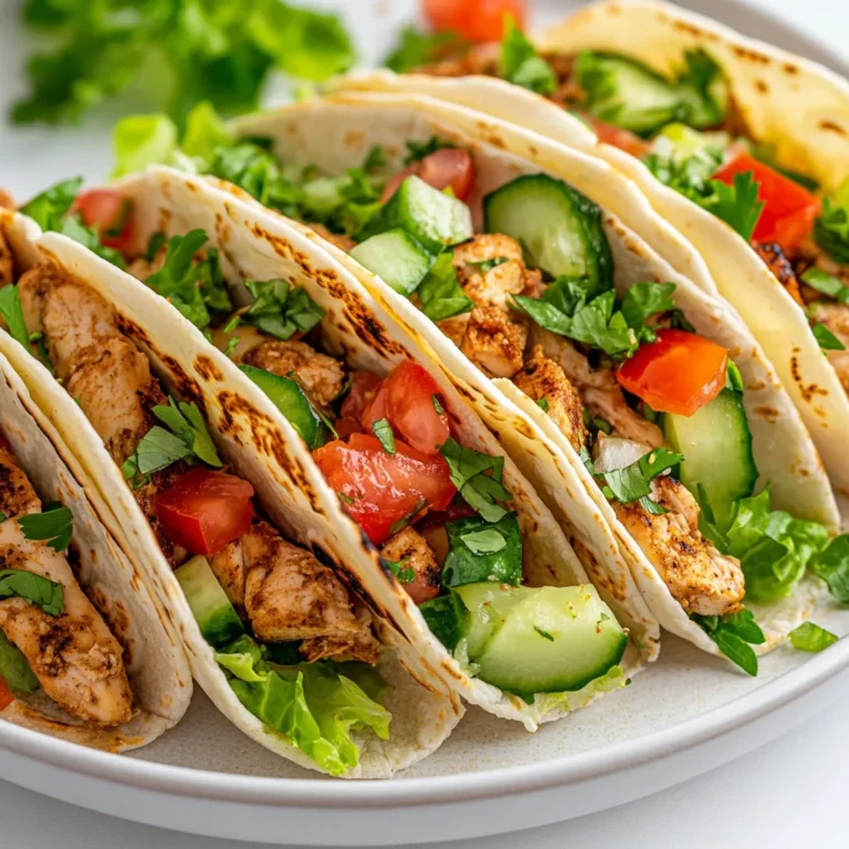 Shawarma chicken tacos are an incredible fusion of traditional Middle Eastern cuisine and a beloved favorite: tacos. This dish encapsulates the essence of flavorful, marinated chicken, freshness from assorted toppings, and a delightful creaminess that elevates your dining experience. Ideal for cozy family dinners or festive gatherings, these tacos cater to a range of taste buds, combining beloved flavors in a fun, hand-held format.