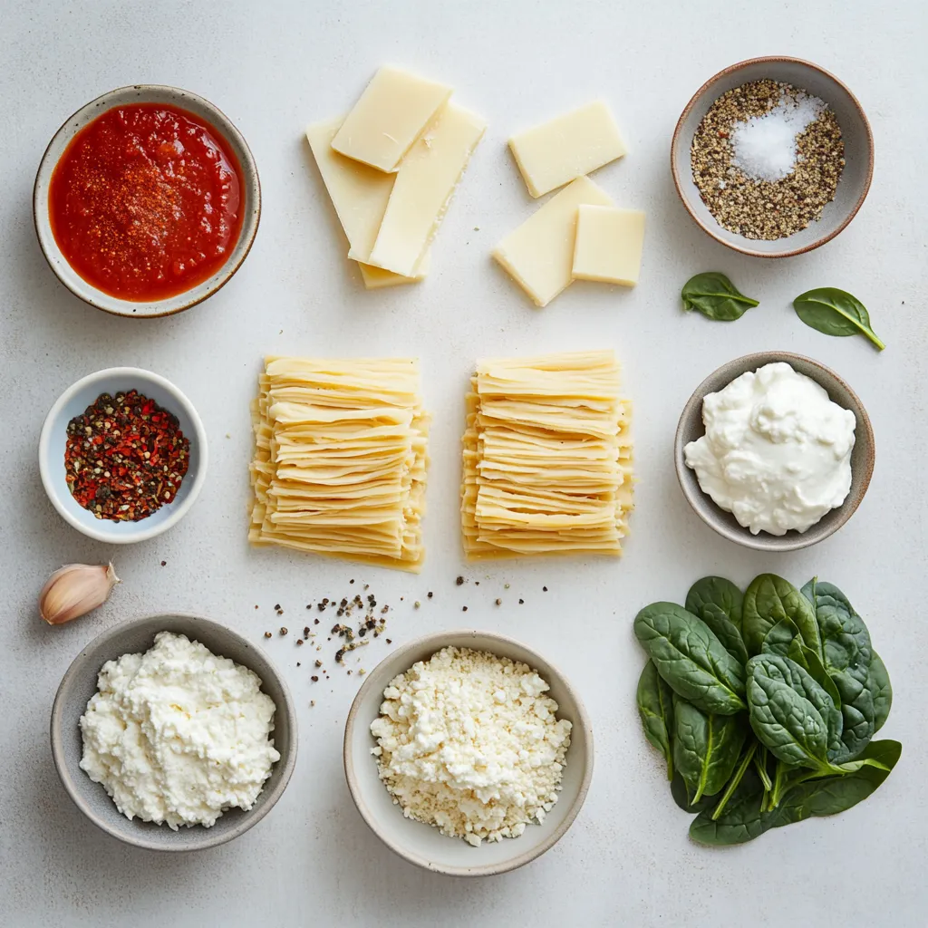 The Savory Spinach Lasagna Delight is an inviting dish that expertly marries the rich flavors of Italian cuisine with the nutritious benefits of fresh spinach. This delightful recipe is not only a feast for the eyes but a nourishing option perfect for family dinners. Each layer of the lasagna brings together gooey mozzarella cheese, creamy ricotta, and savory marinara sauce, creating a harmonious blend of textures and tastes that are sure to satisfy any palate.