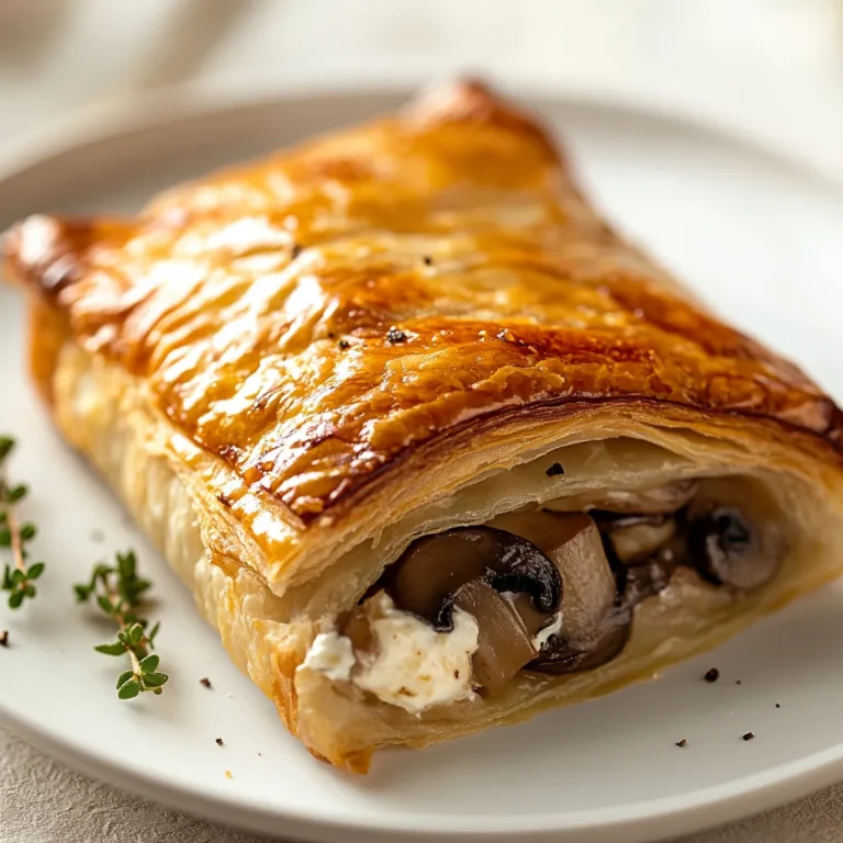 Delve into the world of delightful pastries with these savory mushroom puff pastry pockets. Combining the earthy flavors of mixed mushrooms with creamy cheese, this recipe offers a gourmet experience right from your own kitchen. The delightful contrast between the flaky pastry and the rich, savory filling creates a perfect bite-sized treat that is sure to tantalize your taste buds. Not only do these pockets taste amazing, but they also make a stunning presentation, making them ideal for various occasions.