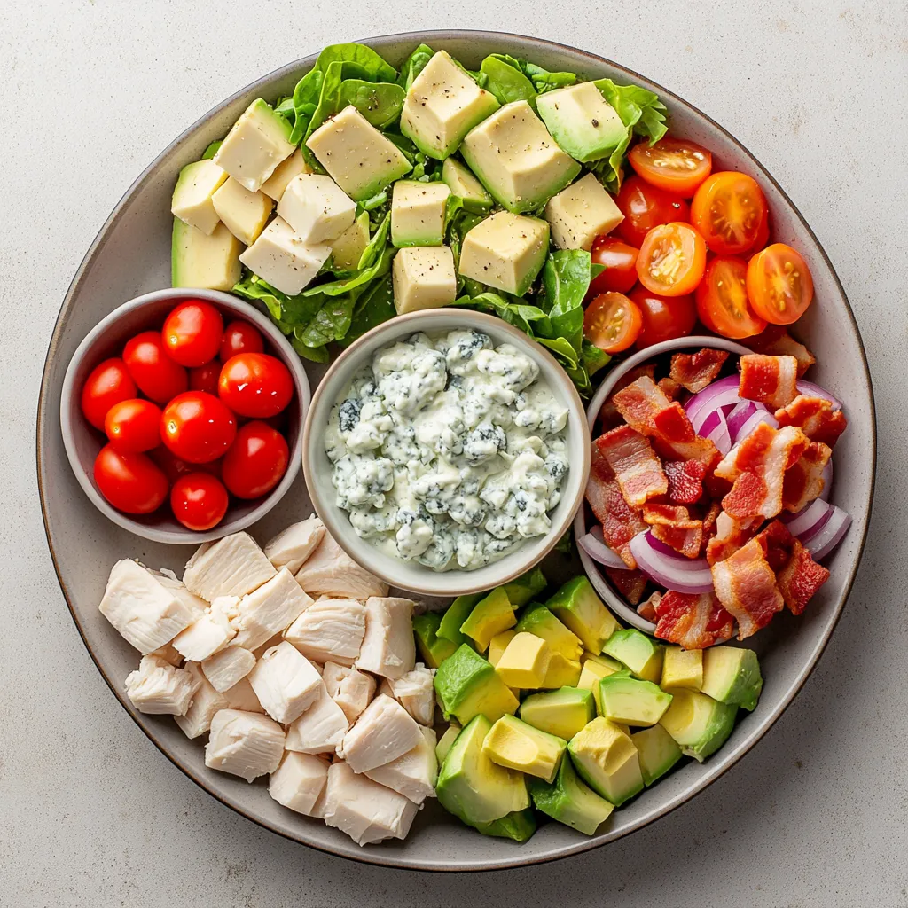 Exploring the delightful realm of salads, one can’t overlook the iconic Cobb Salad. Originating from the United States, this dish encapsulates a colorful mix of flavors and textures, making it not only a treat for the taste buds but also visually appealing. Towering with fresh greens, savory proteins, and delicious toppings, the Cobb Salad makes for the perfect meal, whether it’s a leisurely lunch or a satisfying dinner throughout the week.