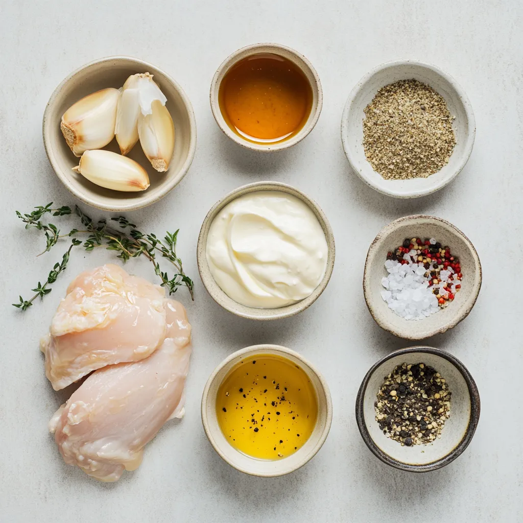 The French Mustard Chicken Delight is an exquisite dish that captures the elegance of French cuisine while being simple enough to whip up on a weeknight. It's a fantastic way to impress guests or treat your family to a homemade gourmet meal without the fuss. This recipe offers a perfect balance of flavors by combining the zesty brightness of Dijon mustard with the richness of heavy cream, all enveloping tender chicken breasts. The result is a dish that boasts an irresistible creamy mustard sauce, enhancing the natural flavors of the chicken.