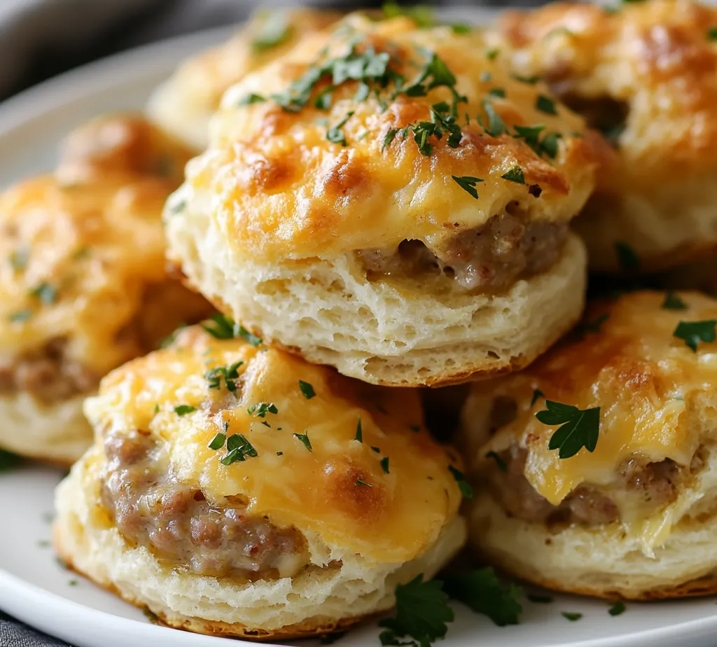 Cheesy Sausage Biscuit Bites Delight exemplifies the ultimate combination of savory tastes and comforting textures wrapped in a warm, buttery biscuit. These delightful bites are a crowd-pleaser at any gathering, whether it’s an informal brunch, game day, or a cozy family dinner. The marriage of savory crumbled breakfast sausage with creamy cheddar and cream cheese blends together beautifully, making every bite both satisfying and indulgently cheesy.