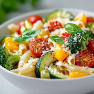 Pasta Primavera is a delightful and wholesome dish that showcases the vibrancy of seasonal vegetables, making it a favorite among health-conscious food lovers. With its colorful array of fresh ingredients tossed with pasta, this dish not only pleases the palate but also provides a nutrient-rich meal full of flavor. The medley of bell peppers, zucchini, cherry tomatoes, and broccoli adds both taste and texture, making each bite a celebration of freshness.