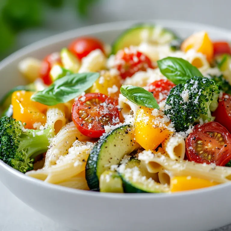 Pasta Primavera is a delightful and wholesome dish that showcases the vibrancy of seasonal vegetables, making it a favorite among health-conscious food lovers. With its colorful array of fresh ingredients tossed with pasta, this dish not only pleases the palate but also provides a nutrient-rich meal full of flavor. The medley of bell peppers, zucchini, cherry tomatoes, and broccoli adds both taste and texture, making each bite a celebration of freshness.
