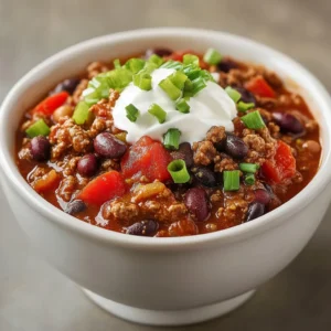 Spicy Comfort Chili stands out as a quintessential dish that warms both the body and soul, making it a beloved choice among families and friends alike. Its robust flavors and comforting qualities create the perfect meal for gatherings, chilly evenings, or simply when you want to indulge in something hearty. The combination of spices, meat, and beans culminates in a delightful mix that satisfies cravings and nourishes the spirit. It’s no wonder that this dish is often a staple in American homes, especially during the colder months when a hot bowl of chili can truly brighten up the mood.