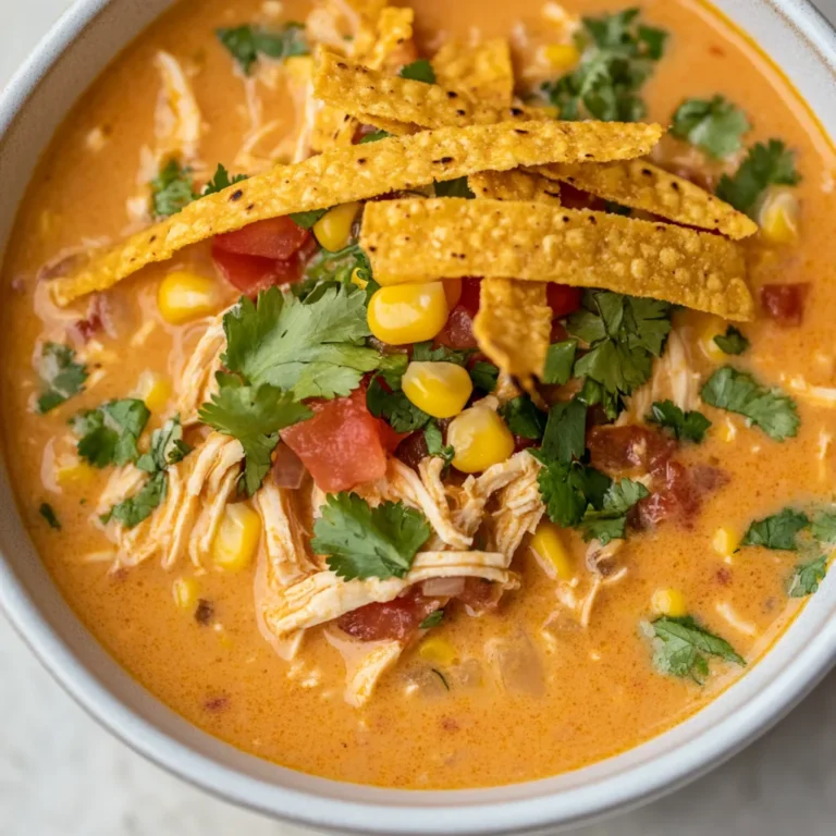 Exploring the warm and comforting world of Mexican cuisine, this creamy chicken tortilla soup brings a delightful blend of flavors and textures to your table. As the weather gets chillier or a special gathering is on the horizon, this soup stands out as a perfect choice, wrapping you in cozy warmth with every spoonful. With its creamy base complemented by a medley of spices and fresh ingredients, it becomes not just a meal but a delightful experience that resonates with heartiness.