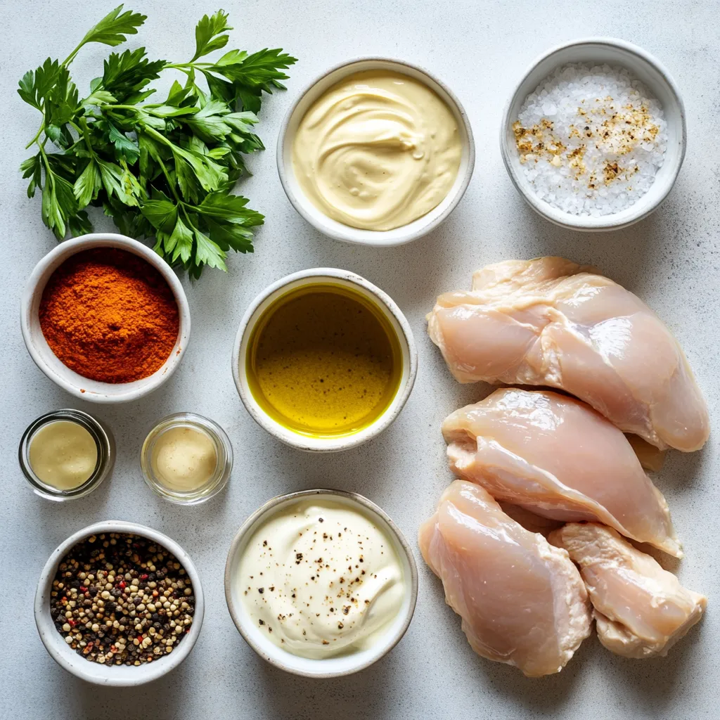 Delve into the heart of American cuisine with the Creamy Dijon Mustard Chicken Delight, a dish that effortlessly combines flavor and comfort in every bite. This recipe showcases tender chicken breasts enveloped in a rich, creamy Dijon mustard sauce, ensuring a satisfying dining experience that can be prepared in just 25 minutes. Perfect for family dinners or weekday meals, this chicken dish promises to awaken your taste buds and elevate your cooking repertoire.