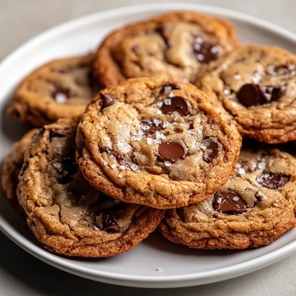 Introducing the ultimate treat for chocolate chip cookie lovers: ooey-gooey brown butter chocolate chip cookies. This delightful dessert combines the rich, nutty flavor of brown butter with the comforting sweetness of chocolate chips, creating a perfect balance of flavor and texture. The gooey interiors contrasted against slightly crispy edges make these cookies irresistibly pleasant to bite into, offering a unique experience with each mouthful.