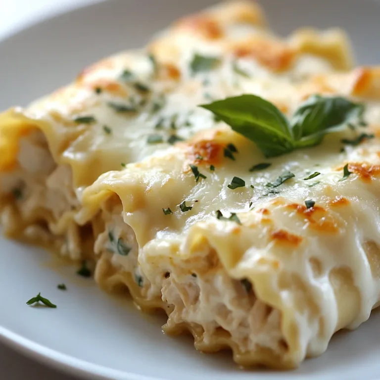 Creamy Chicken Lasagna Rolls Delight is a scrumptious and comforting dish that epitomizes Italian cuisine. This delightful recipe unites tender, al dente lasagna noodles with a rich and creamy filling made from shredded chicken, cheeses, and fresh spinach. It's an all-in-one meal that perfectly balances flavor and texture, making it an ideal choice for cozy family dinners, casual gatherings, or even a special occasion.