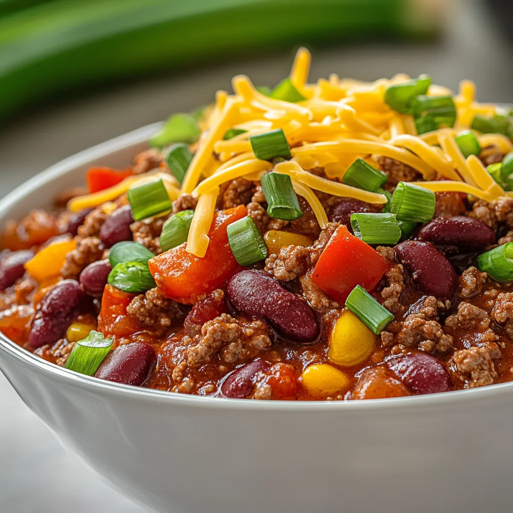The Hearty Pioneer Chili Delight is a quintessential American dish that unites flavors in a comforting bowl of deliciousness. It is an embodiment of warmth and satisfaction, ideal for cool evenings with family or hearty outdoor gatherings. Each scoop of this chili offers a delightful pairing of rich meats and vibrant vegetables, encapsulated by a medley of spices that warm your palate and soul.