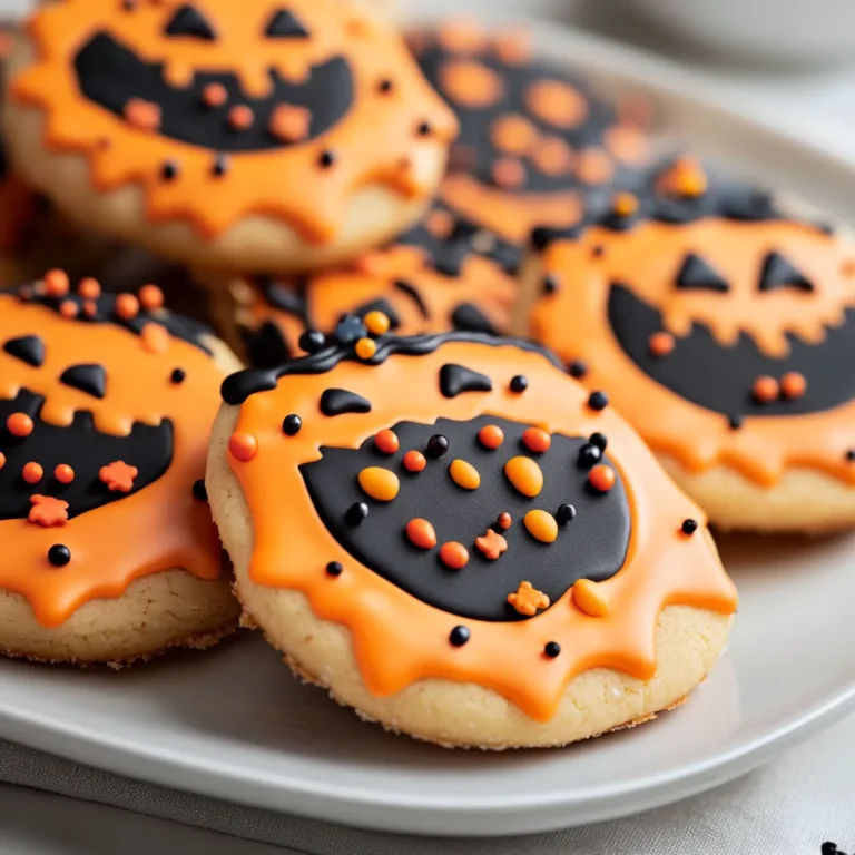 The enchanting aroma of freshly baked cookies wafting through the house is a hallmark of the Halloween season. These Spooky Halloween Sugar Cookies are not just a treat for your taste buds, but they also bring a flair of festivity to any gathering. Ideal for parties, trick-or-treaters, or simply indulging in an afternoon snack, these cookies combine classic sugar cookie flavors with vibrant colors and playful designs, capturing the spirit of Halloween in every bite.