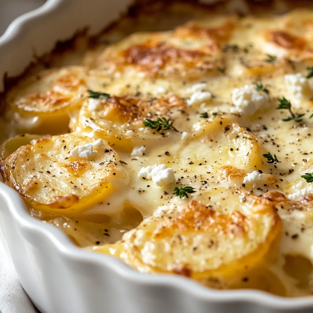 Explore the comforting flavors of Triple Cheese Scalloped Potatoes Delight in this delicious recipe that promises to be a hit at your next gathering. This creamy, cheesy dish is a quintessential American side, perfect for complementing a variety of main courses. From the silky layers of potatoes to the harmonious blend of three distinct cheeses, it's bound to impress both family and friends alike.