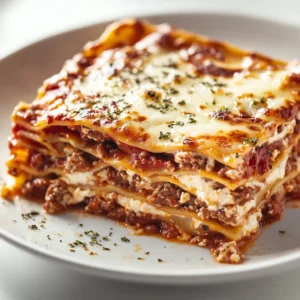 Decadent Million Dollar Lasagna is the epitome of comfort food, perfect for family gatherings or a cozy dinner. This dish embodies the heart of Italian cuisine, bringing together layers of rich meat, creamy cheeses, and a flavorful marinara sauce to create a sumptuous meal that is sure to impress. With its inviting aroma and vibrant colors, this lasagna isn't just about filling your stomach—it's a feast for the senses that stirs warmth and joy, making it a beloved favorite around the table.