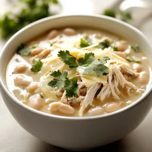 The Pioneer Woman White Chicken Chili is a deliciously comforting American dish that warms the body and soul. This recipe combines tender shredded chicken with creamy sour cream and cheese, all melded together with a blend of aromatic spices and hearty white beans. With its rich, savory profile and inviting aroma, this chili offers a delightful twist on traditional chili recipes, making it a wholesome meal that everyone can enjoy.