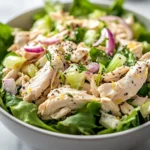 Exploring easy and nutritious lunch options can be a delight, especially when they bring together fresh ingredients and a burst of flavor. The Zesty Lemon Tarragon Chicken Salad is a perfect dish for those looking for a meal that is not only quick to prepare but also healthy and satisfying. This chicken salad combines tender, shredded chicken with the creamy tang of Greek yogurt and mayonnaise, invigorated by the fresh flavors of lemon and tarragon.