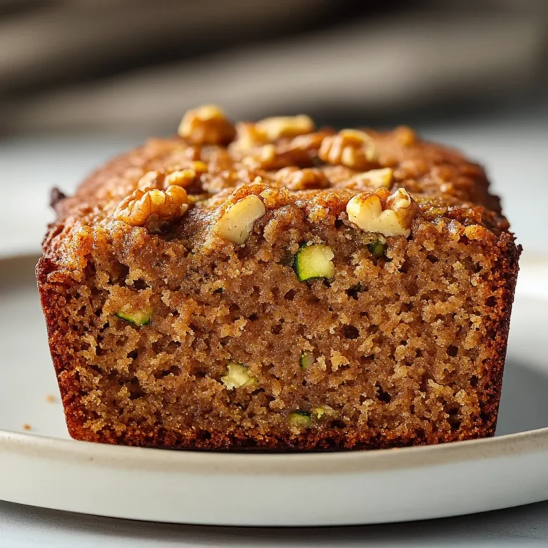 Elevate your dessert offerings with a delightful twist on a classic favorite: Banana Zucchini Bread. This moist and flavorful loaf combines the sweetness of ripe bananas with the subtle earthiness of zucchini, creating a unique taste experience. The combination of ingredients results in a bread that is not only satisfying and delicious but also a sneaky way to incorporate vegetables into your diet. Whether you are serving it at a coffee gathering, as a sweet treat for brunch, or simply enjoying a slice any time of the day, this recipe promises to win over hearts and taste buds alike.